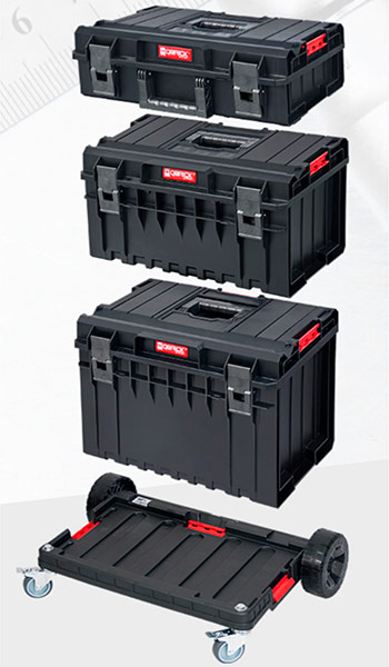 Tiroirs dans un système modulaire