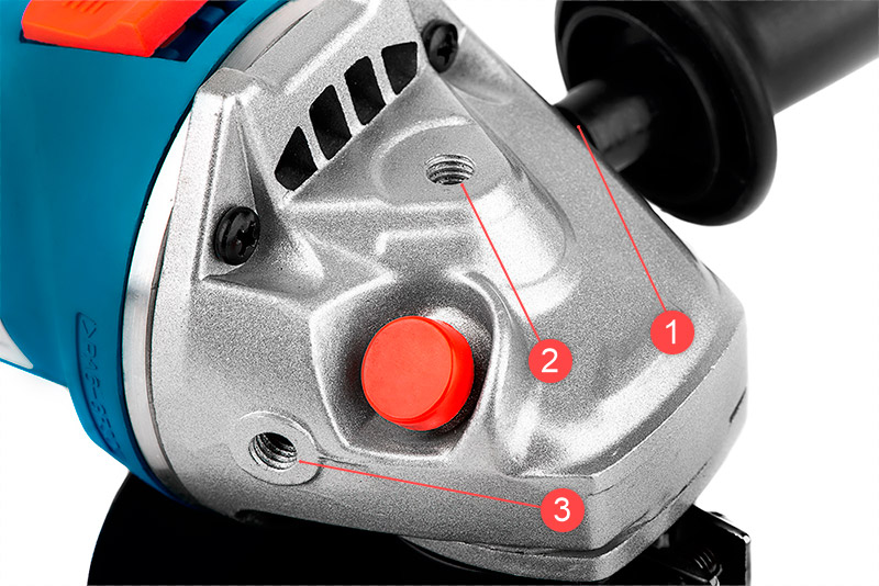 Fixation d'une poignée en option