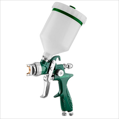 Pistolet avec réservoir supérieur