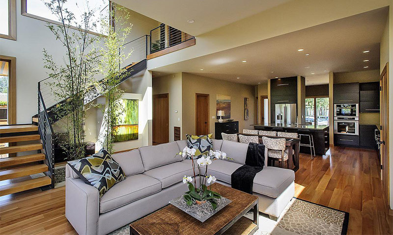 Design d'intérieur dans un style contemporain