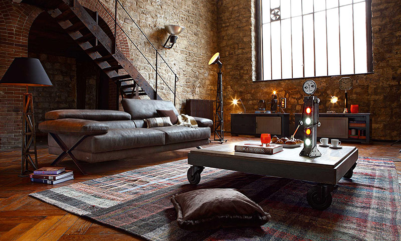 Design d'intérieur dans le style loft, ses caractéristiques