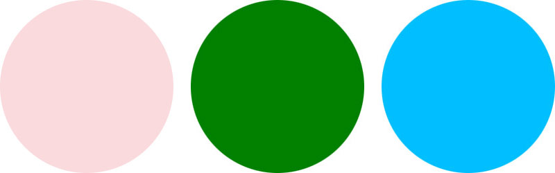 svetlo rozovui zelenui goluboi