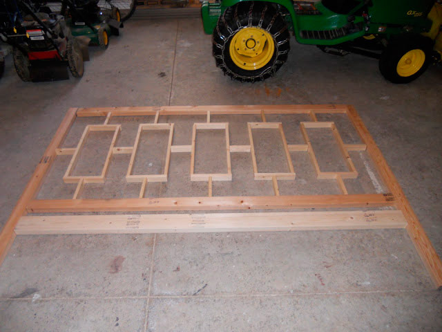 Disposition de tous les éléments structurels