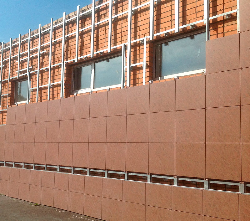 Utilisation du grès cérame pour la décoration extérieure