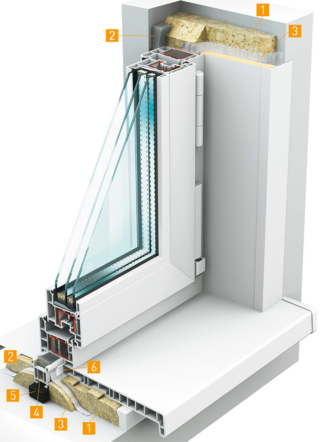 Joint d'installation à trois couches