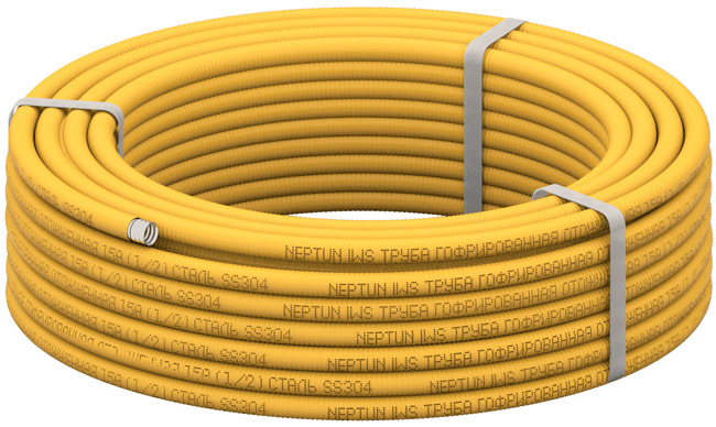 Tuyau ondulé en acier inoxydable ondulé