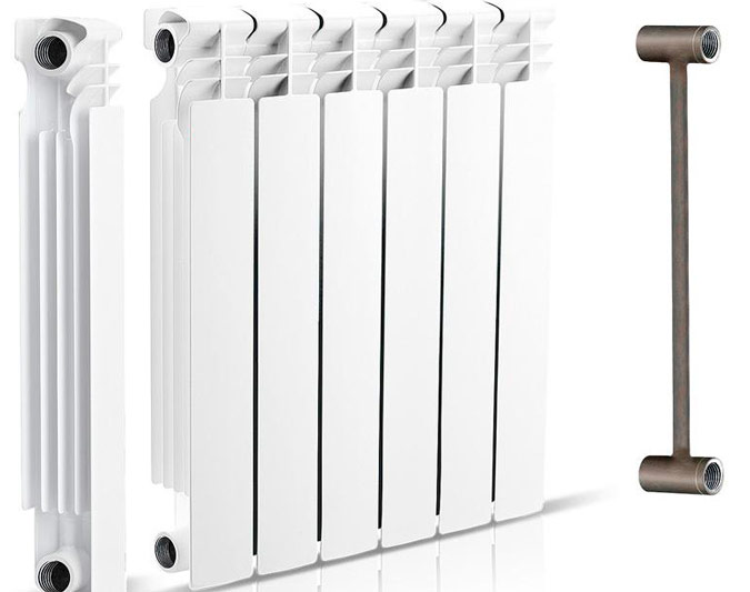 Radiateur bimétal sectionnel