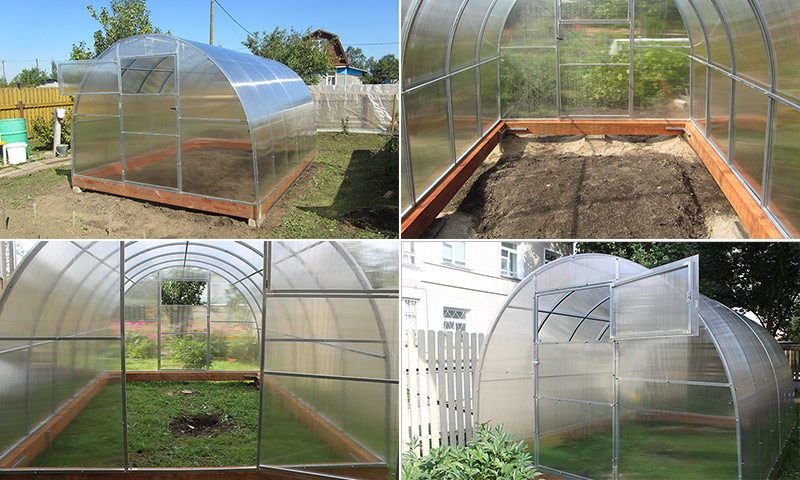 Usine de serres toutes prêtes - avis sur la serre et les gouttelettes