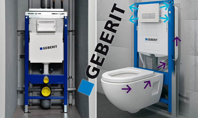Installation de Geberit - avis et opinions sur leur utilisation