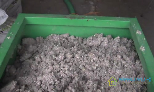 Ecowool - avis, avantages et inconvénients de l'isolation