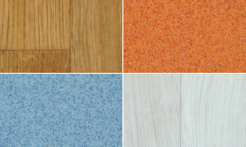 Aspect de linoléum hétérogène