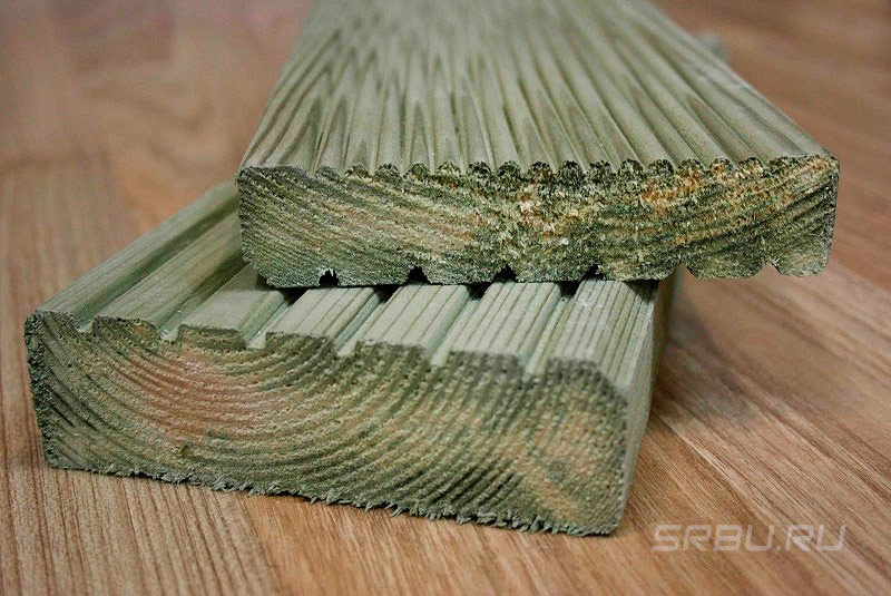 Terrasse imprégnée