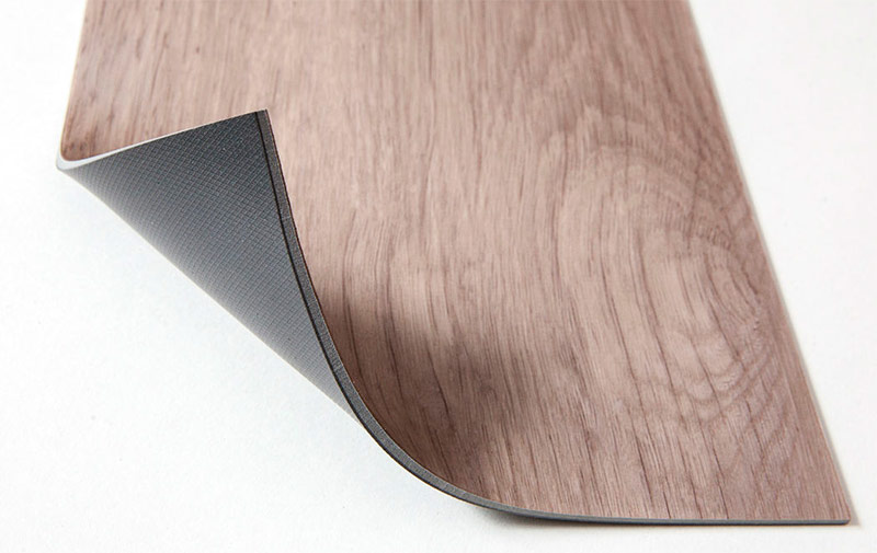 Carreau de quartz-vinyle flexible