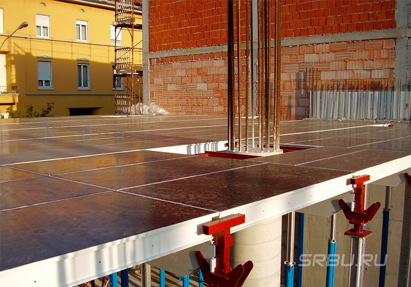 Coffrage en contreplaqué