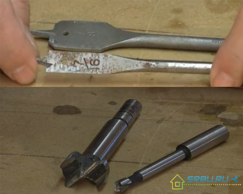 Stylo et foret de Forsner