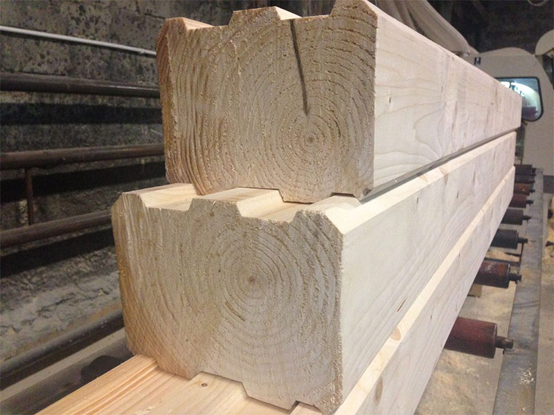 Poutre profilée monobloc